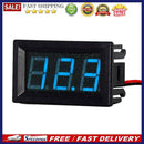DC 2.4V-30V 2-Wire Mini 0.36in LED Digital Display Panel Voltmeter (Blue)
