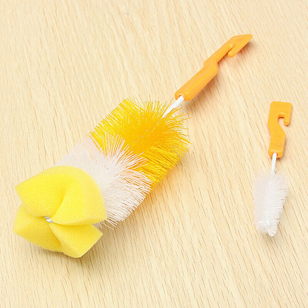 Baby milk bottle nipple teapot nozzle spout tube nylon cleaning brush clean X1F8