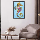 5D Diamond Painting Kit DIY Hippocampus Partial Special Shape Drill Mosaic Ar