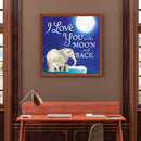 5D Diamond Painting Kit Elephant Full Square Drill DIY Wall