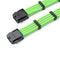 24pcs 6/8/24 Pin Cable Comb for 3.0-3.6mm PC Power Cables Wiring (Black)