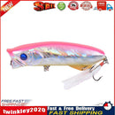 Fishing Lures 8cm 11.3g Feather Hooks Topwater Wobblers Hard Crankbait (2) Newly