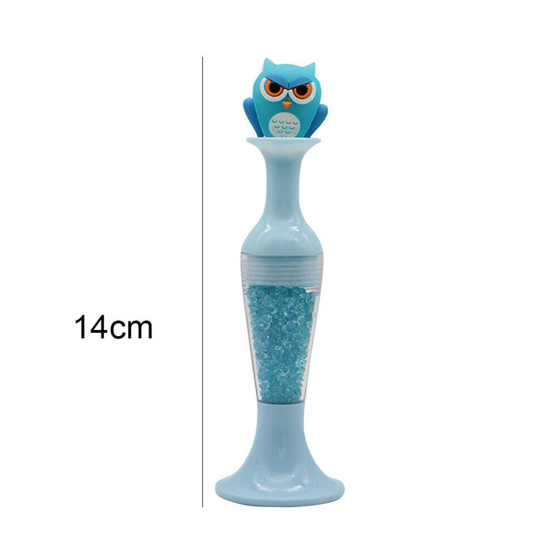 Vase 5D Diamond Painting Point Drill Pen DIY Craft (Blue Owl w/ Drill)