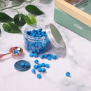 200pcs Octagon Sealing Wax Blue Wax Beads for Envelope Invitation DIY (M) Newly