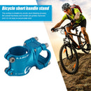 Aluminum Alloy MTB Stem Short Stem for Mountain Bike (Blue 25.4mm 35mm) Newly
