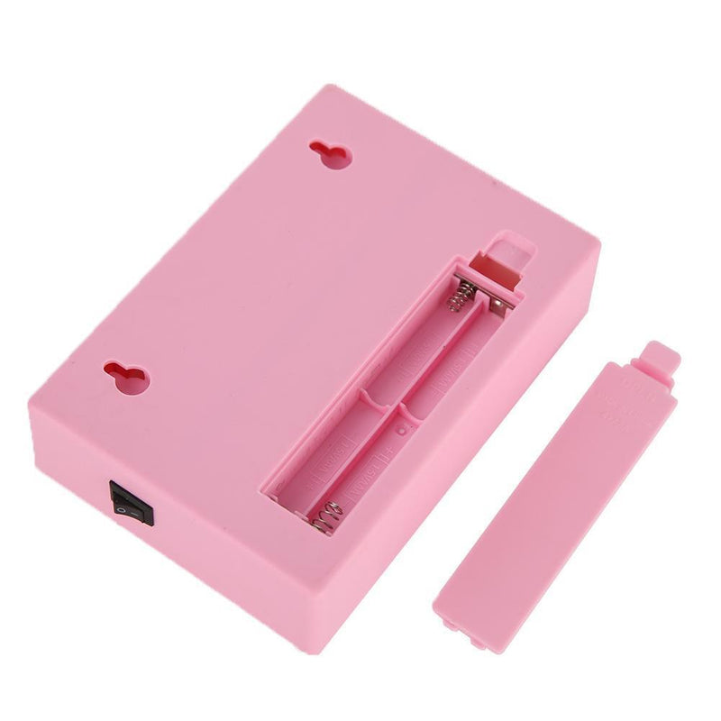 DIY Letter A6 Combination Cinema LED Light Box Battery Powered Lamp (Pink)