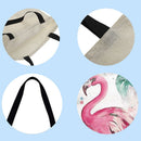 Flamingo Printed Shoulder Shopping Bag Casual Large Tote Handbag