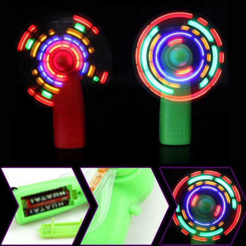 LED Mini Portable Pocket Fan Cool Air Hand Held Battery Fans Handbag Fan W8P6