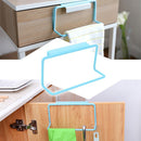 Towel Rack Hanging Holder Kitchen Cabinet Bathroom Towel Rack?Blue? Newly