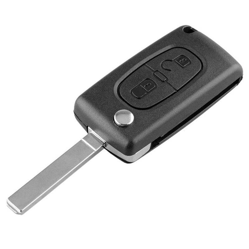 433MHz ID46 Chip 2 Button Folding Remote Key Fob for Peugeot 207 307 308 Newly