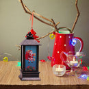 Merry Christmas LED Lantern Light Fairy Lighting Craft Xmas Tree Pendant Hanging
