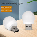 USB Plug Lamp Computer Mobile Power Charging USB Night Light (2pcs-White) Newly