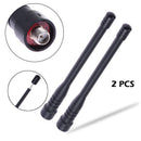 2 x SMA Female 430Mhz UHF Telescopic Antenna for Baofeng UV-5R 888s 777s