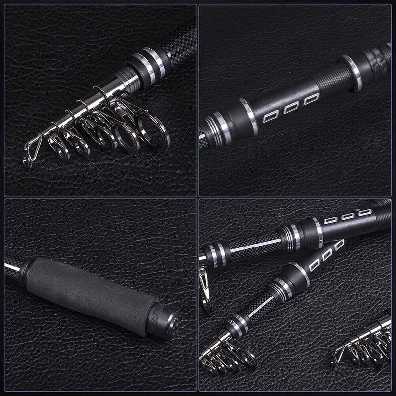 #A Portable Telescopic Fishing Rod Aluminum Alloy Fishing Poles Fishing Tackle G