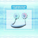 3 Speed Portable Mini Small Neckband Fan USB Rechargeable Wearable Hand Free Fan