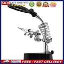 Adjustable Soldering Iron Stand Magnifier Multifunctional LED Magnifying Glass