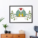 2 Beaches 19x17cm Partial Embroidery Cross Stitch Printed Art Craft Home Decor
