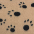 Hot Dog Cat Paw Print Handmade Pet Soft Cotton Warm Fleece Hau