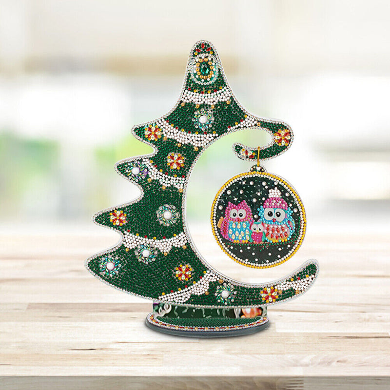 DIY 5D Mosaic Crystal Christmas Tree Diamond Painting Kit Rhinestone Craft