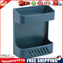 Wall Mounted Remote Control Storage Box Home Phone Holder Case Stand (Blue)
