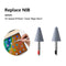 #A 2/4x Soft / Hard Rubber Stylus Tip Nibs for Huawei M-Pencil / Honor Magic-Pen