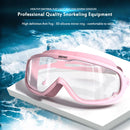 Swimming Glasses Waterproof Anti-fog Adults Diving Goggles (Clear Pink) Newly