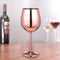 500ml Metal Red Wine Glass Stainless Steel Cocktail Juice Drink Cup Party Goblet