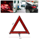 Car Breakdown Triangle Red Reflective Hazard Tripod Stop F4T5 Sign I4X7