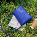 Fashion Multi Layer PU Solid Color Underarm Bag Women Casual Tote Shoulder Bags