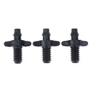 100pcs 6mm Male Thread Single Barbed 4/7mm PVC Hose Connector Home Garden