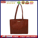 Women Handbag Large Capacity Shoulder Bag Lady Retro PU Leather Shopping Totes