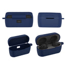 Silicone Protective Cover for Skullcandy Jib True Earphone Case (Blue) Newly