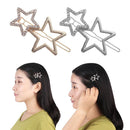 Metal jewelry Women Ladies Hair Decorations Hair Clips Star Hairpin Headwear
