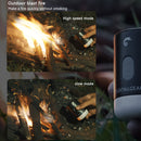 4 in 1 Mini Electric Inflatable Air Pump USB Outdoor Camping Light (Black) Newly