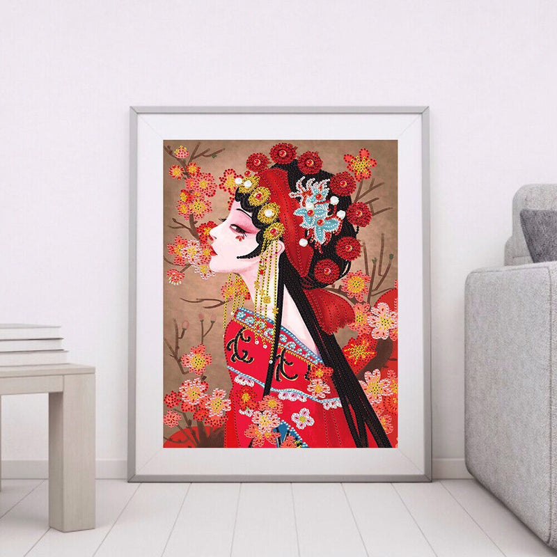 Partial Special Shape Drill Diamond Painting ancient beauty Rhinestone Draw