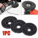 4 inch Poly Strip Disc Abrasive Wheel Paint Rust Remover Grinder (Black) Newly