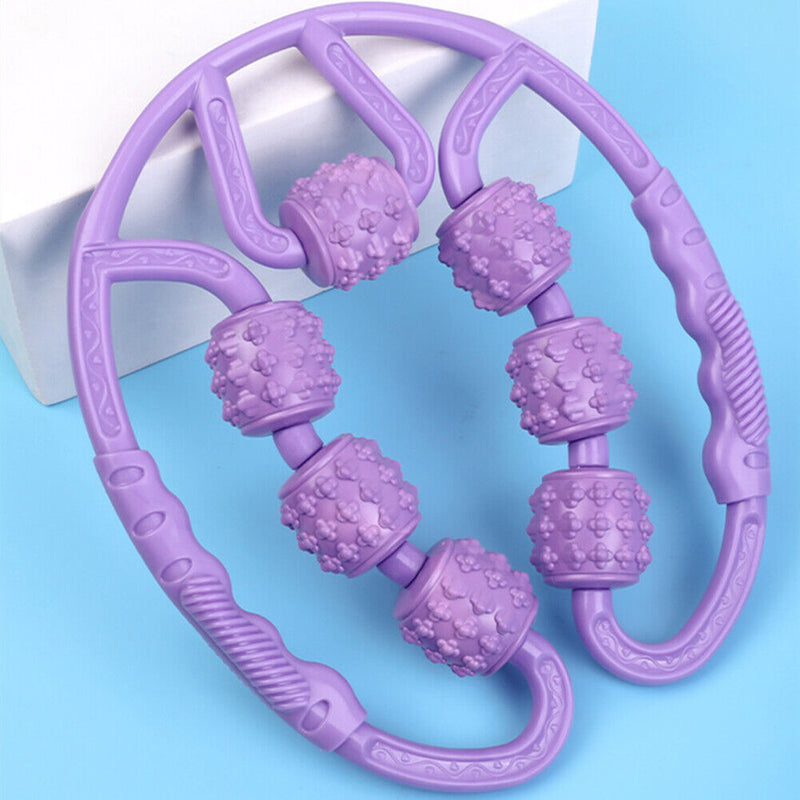 U-shaped Trigger Point Relieve Muscle Massage Roller for Calf Leg Arm Neck Hand