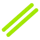 2x Car Reflector Stickers Rearview Mirror Reflective Warning Tape (Green) Newly