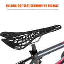 Plastic Bike Hollow Saddle Seat Cushion for Outdoor MTB Cycling (Black) Newly