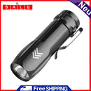 Strong LED Flashlight Aluminum Alloy Mini Portable Pen Clip Light Pocket Torch