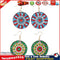 DIY Diamond Painting Mandala Patterns Stud Earrings for Women (RZ004) Newly