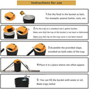 Cat Head Smart Mouse Rat Trap Flip N Slide Bucket Lid Door Mousetrap (1pc) Newly
