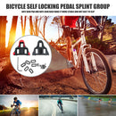 Road Bike Cleat Set Non Slip Road Bicycle Cycling Cleats for Self-Locking Pedals