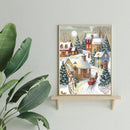 Cross Stitch Kits 11CT Stamped DIY Snow Full Embroider Needlework