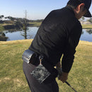 Double-Sided Golf Ball Cleaning Towel Cloth with Carabiner Hook Golf Accessor