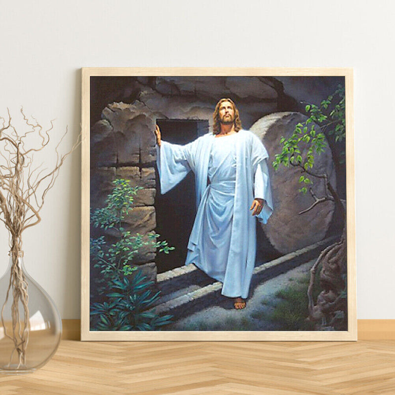 5D DIY Diamond Painting Full Square Drill Portal Jesus Wall Decor Rhinestone Art