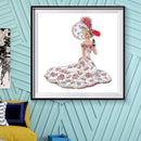 DIY Elegant Lady Kit Rhinestone Drawing 5D Special Shaped Diamond Painting Newly