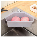 Triangular Sink Vegetable Fruit Drainer Triangular Sink Strainer Drainer Basket
