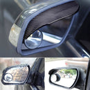 Rear View Mirror Carbon Fiber Weather Visor Rearview Mirror Rain Eyebrow
