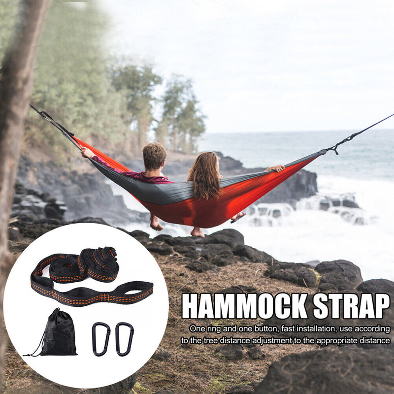 Outdoor Camping Hiking Hammock Straps High Strength Hammocks Hanging Rope B